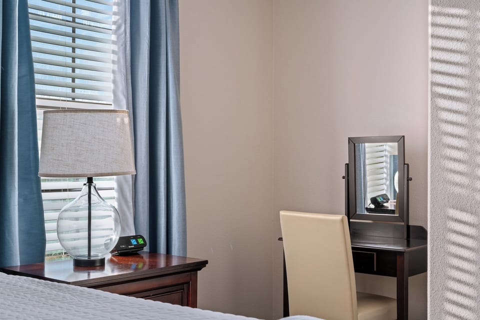 Make-up vanity in Master Bedroom upstairs.