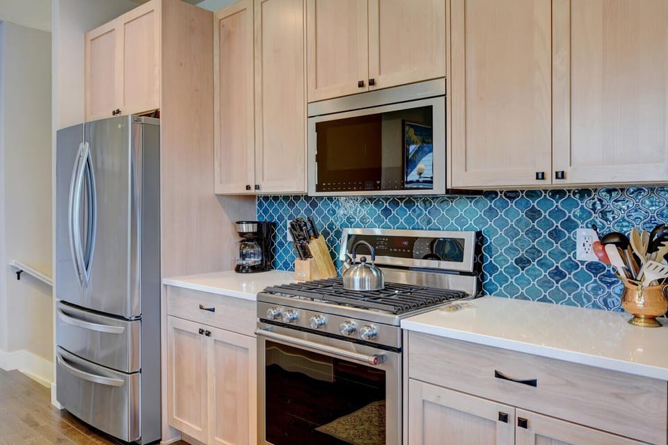 Kitchen Area with High End Appliances