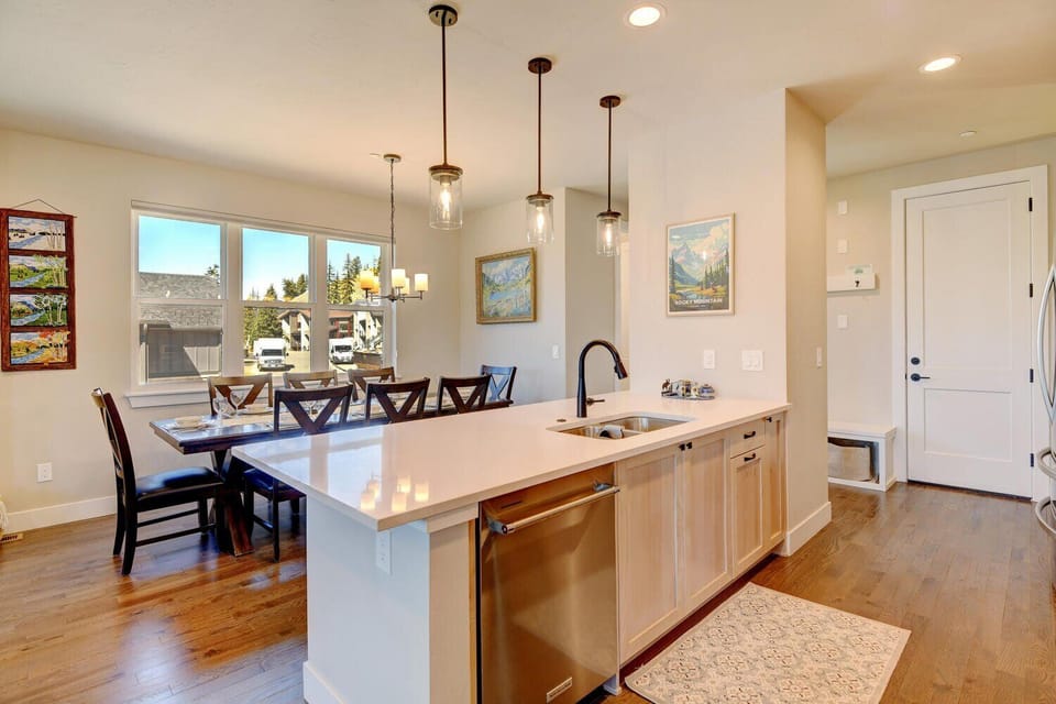Open Concept Kitchen and Dining