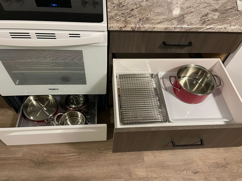 Kitchen- Grill pans and pots