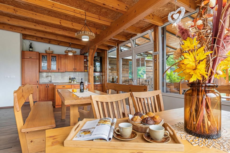 Kitchen and dining area