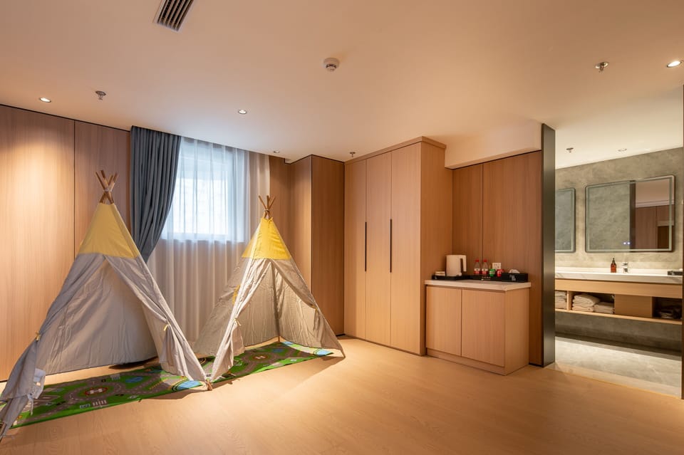 One-Bedroom Suite | Premium bedding, blackout drapes, soundproofing, free WiFi