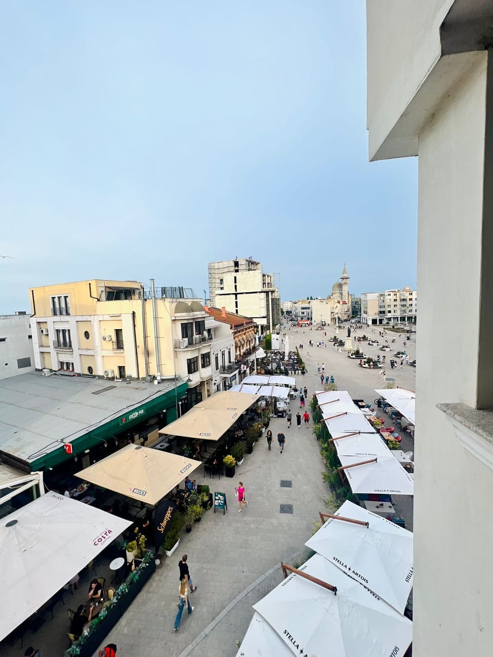 View from the balcony