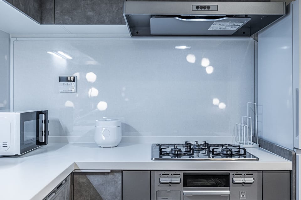 Comfort Villa | Private kitchen | Fridge, microwave, stovetop, dishwasher