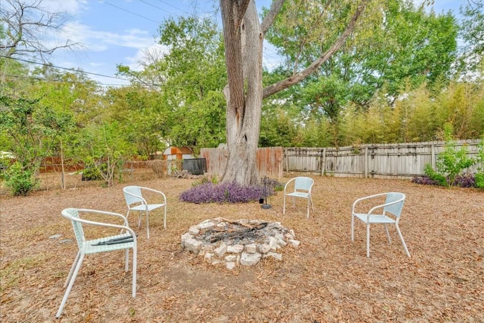 Backyard/Fire pit