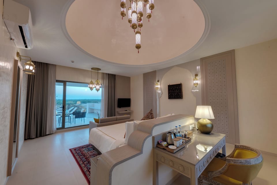 Fern Club Suite | In-room safe, desk, laptop workspace, iron/ironing board