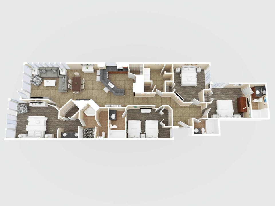 Colonnades 1503 floor plan