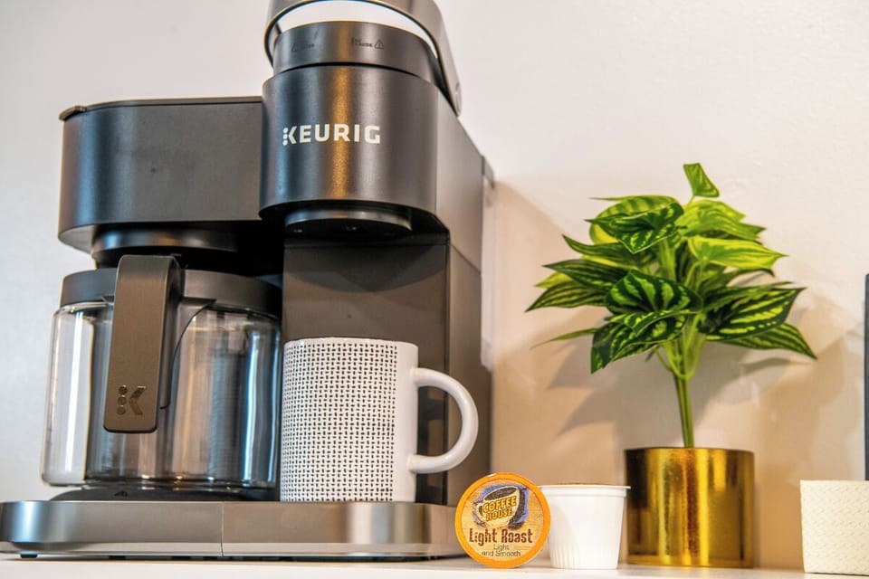 The Jeffrey Martin's fully-equipped kitchen