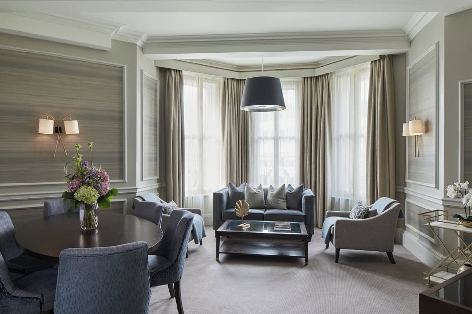 Midland Suite | Premium bedding, in-room safe, desk, laptop workspace