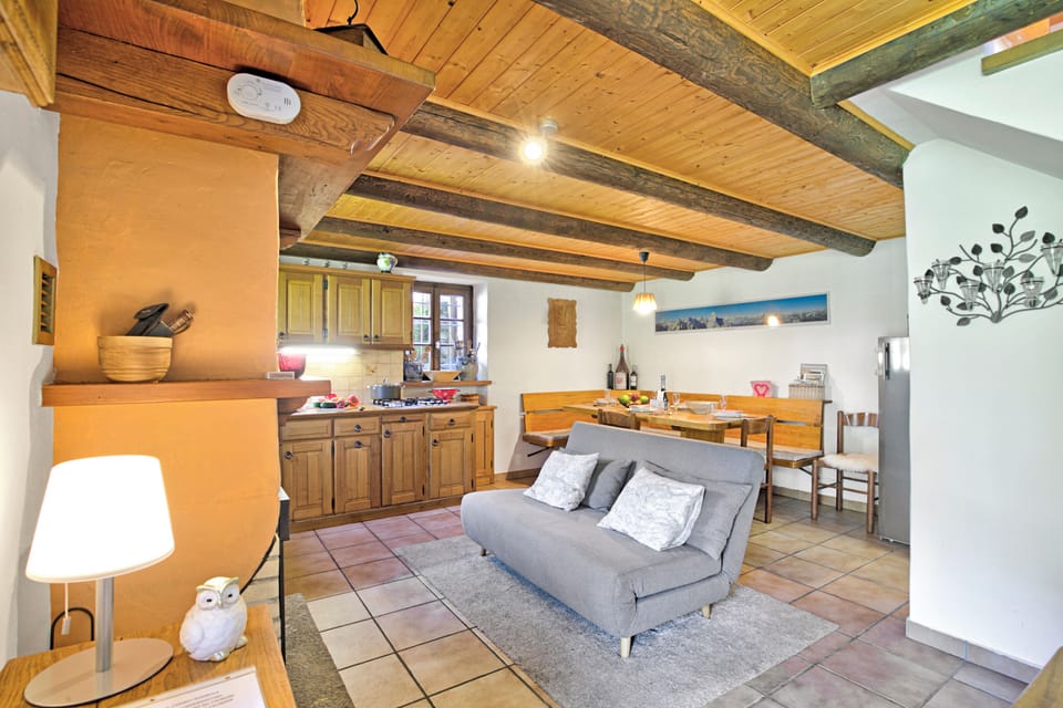 Kitchen and dining area