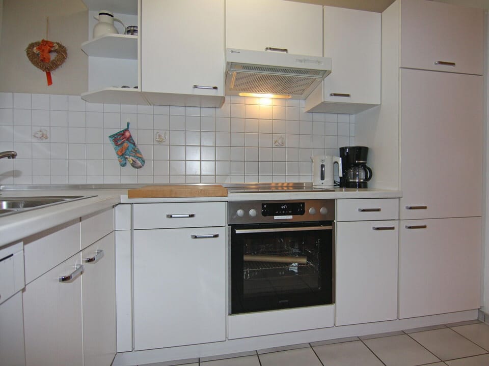 Apartment | Private kitchen | Electric kettle, toaster, highchair