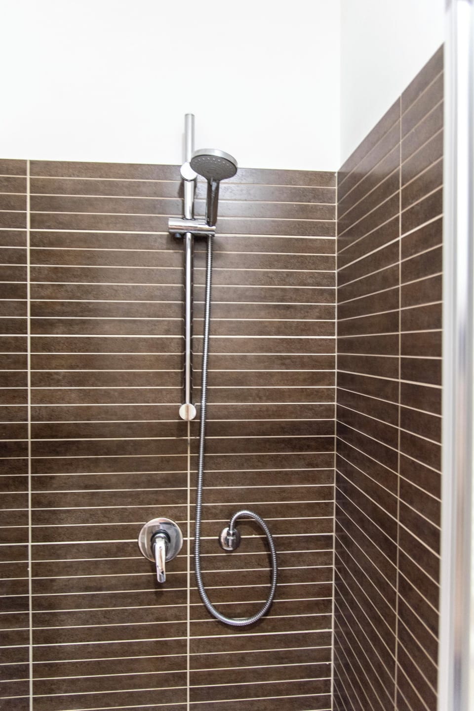 Room San Pietro, queen bed, AC/Heat, non-smoking, private bathroom | Bathroom shower