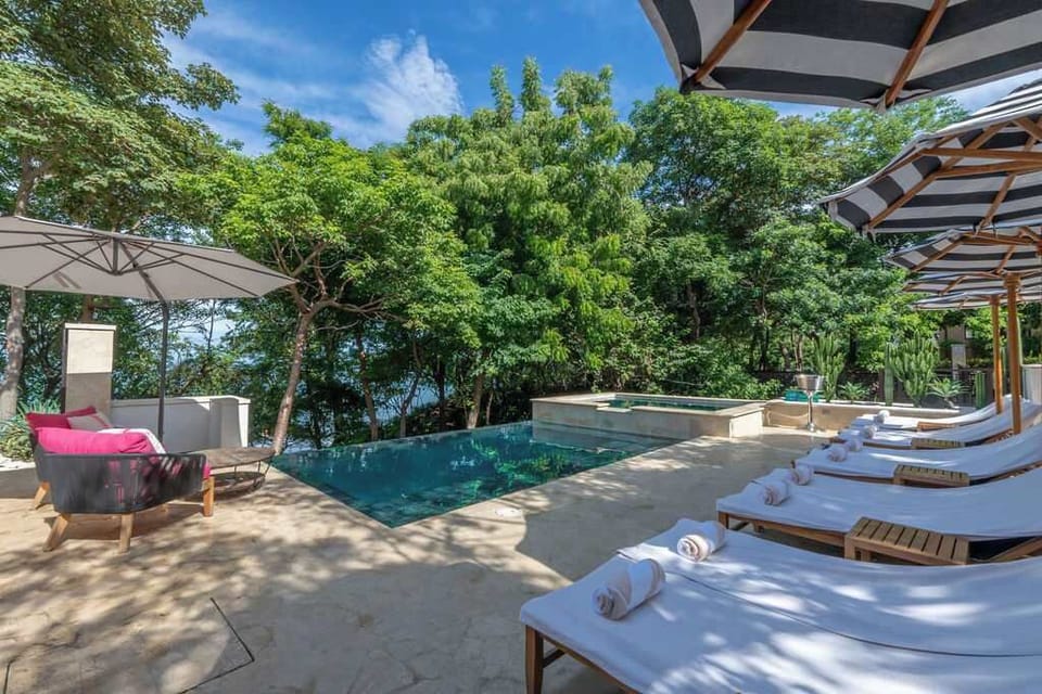 Pool area beach club