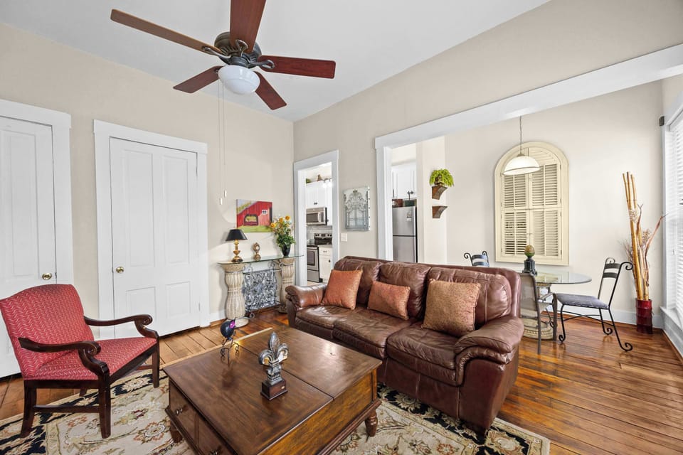 Living Room: Relax in the bright and spacious living room, full of natural light.