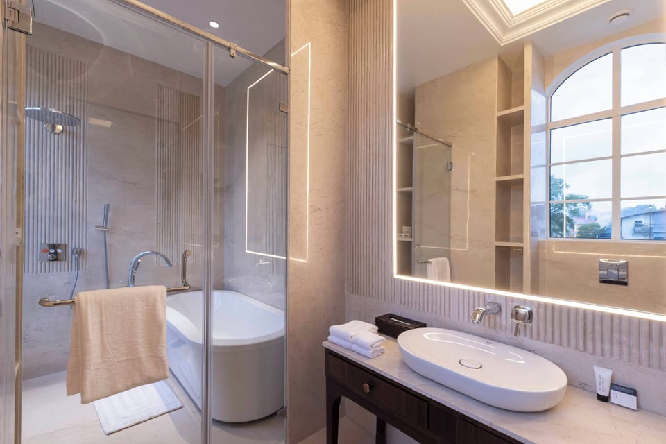 The Miros Suite | Premium bedding, down comforters, memory foam beds, minibar