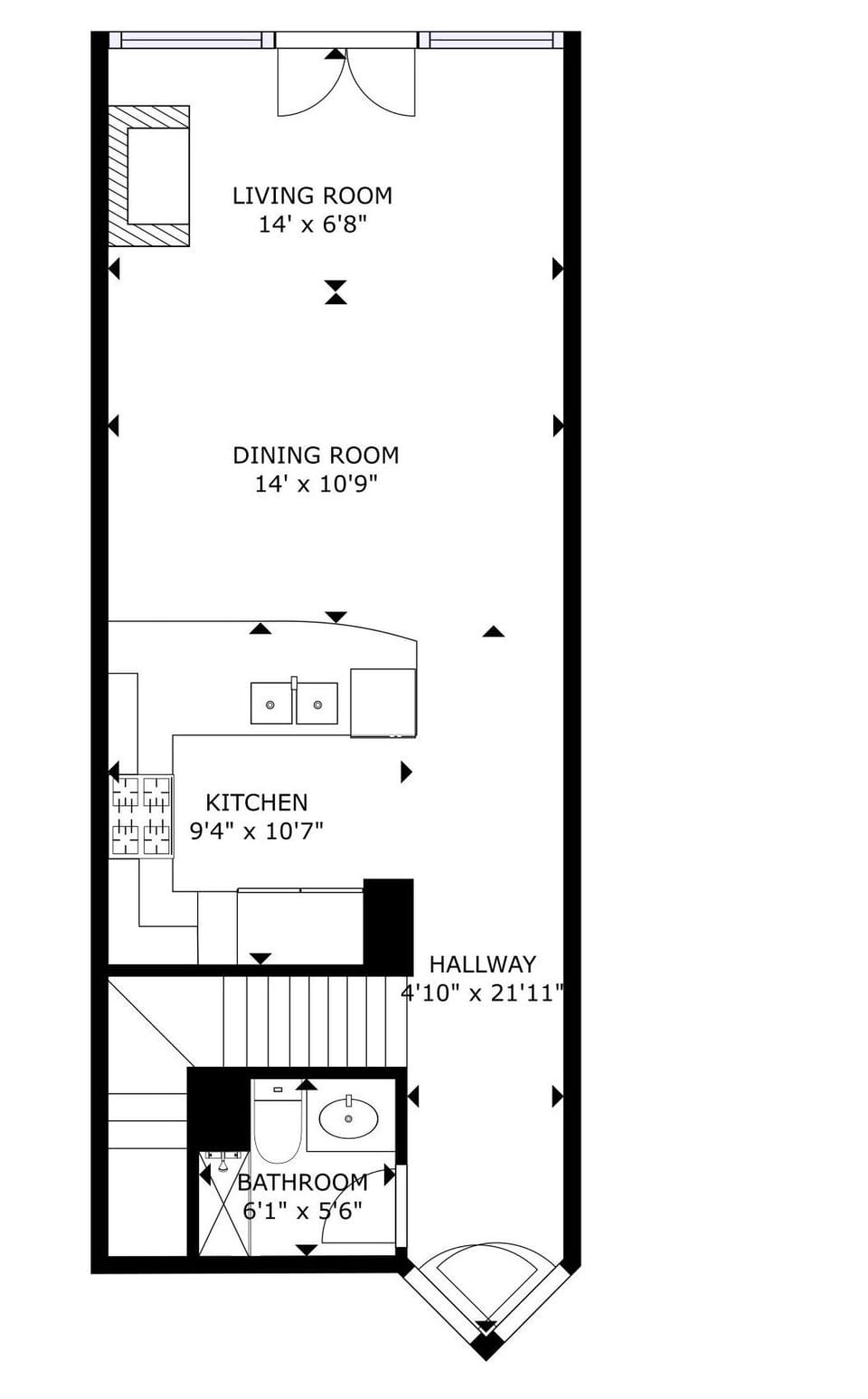 Condo, 2 Bedrooms | Floor plan