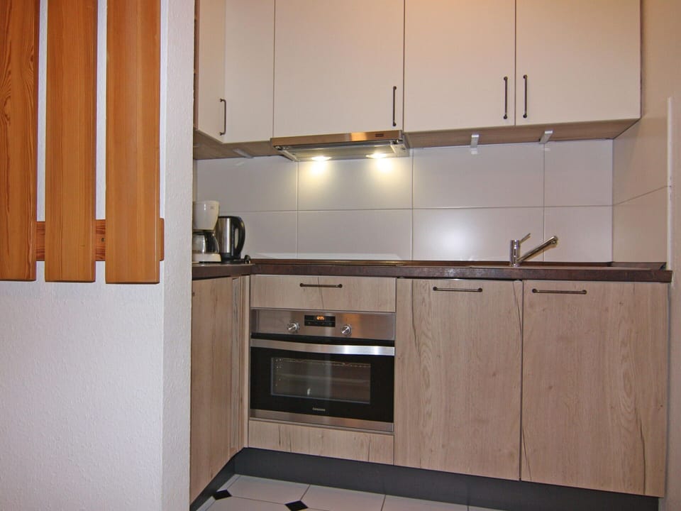 Apartment | Private kitchen | Electric kettle, toaster, highchair