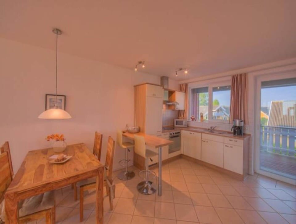 Apartment | Private kitchen | Electric kettle, toaster, highchair