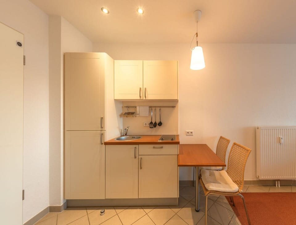 Apartment | Private kitchen | Electric kettle, toaster, highchair
