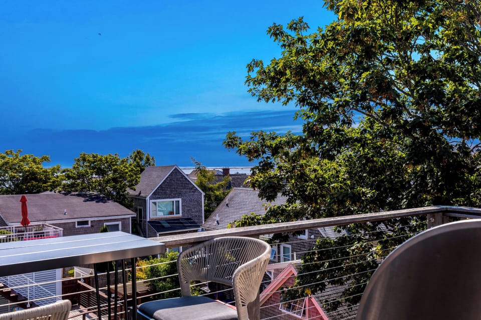 This terrace offers a luxurious setting for unwinding and scenic beauty.