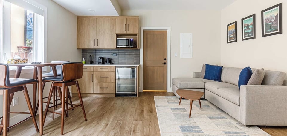 Private downstairs suite with separate entrance