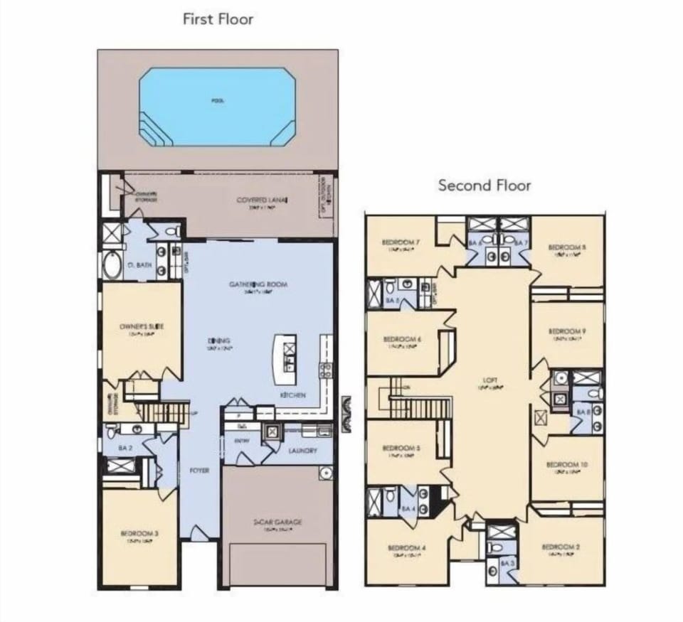 Villa, Multiple Bedrooms | Floor plan