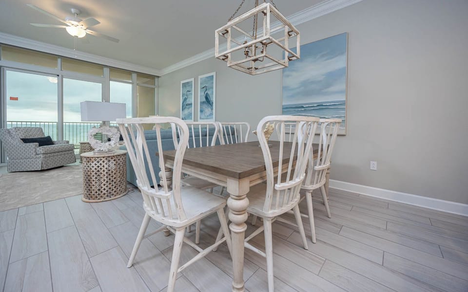 Savor a family meal or enjoy a fun game night with beach views and create lasting memories with loved ones
