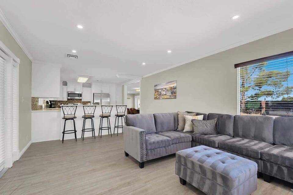 Stretch out and relax in the spacious living room, perfect for unwinding after a busy day exploring the city.