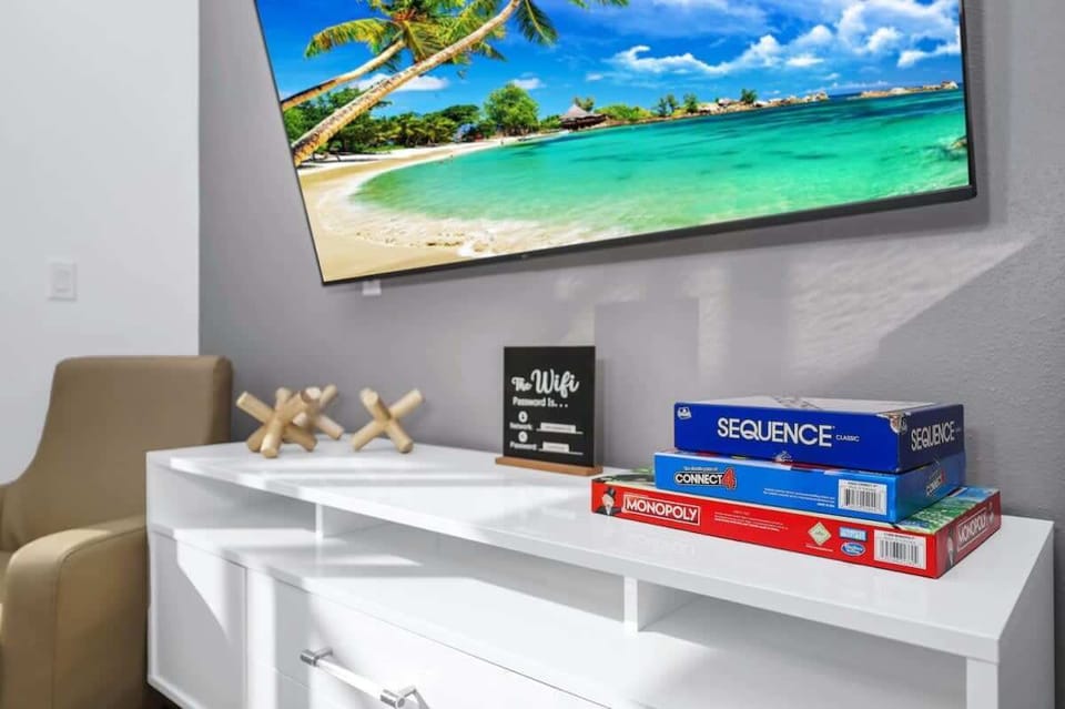 Kick back in your roomy living area—perfect for family hangouts!