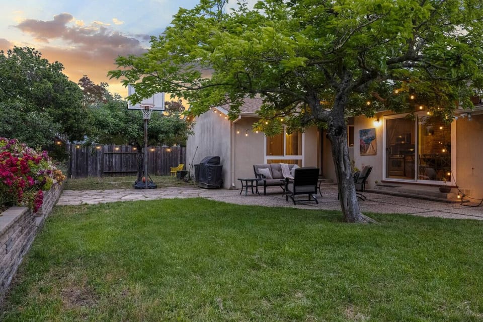 Backyard with Grill