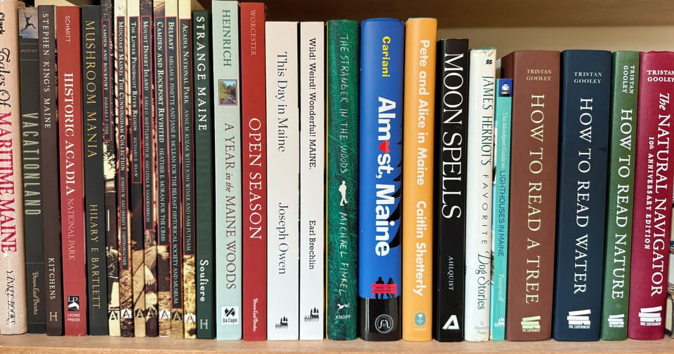 Choose from a library of Maine topics including nature, history and fiction.