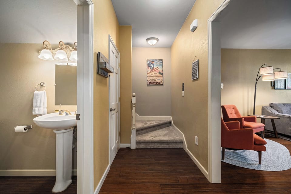 Hallway to the upstairs