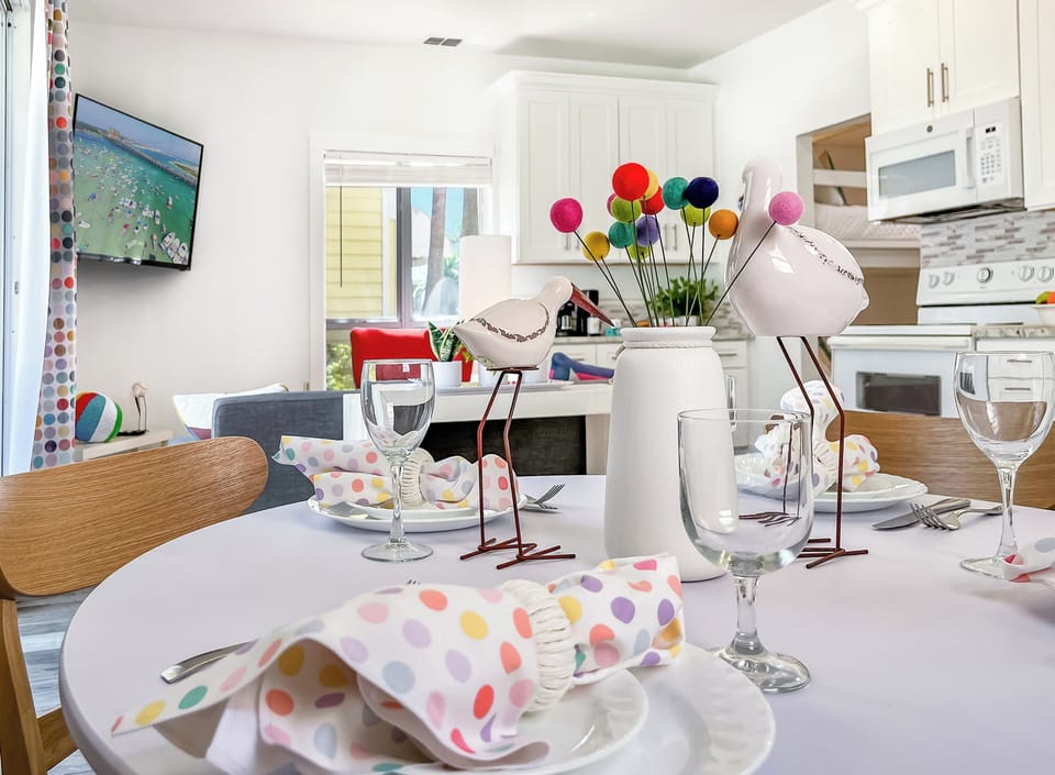 The separate Dining area has just the right amount…
