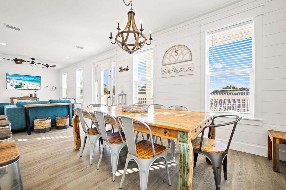 Large dining table