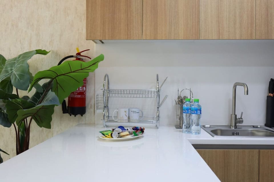 Discover a kitchen where sleek design meets practicality with a full suite of top-of-the-line appliances.