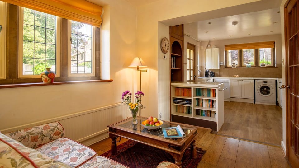 Take a moment in the snug as the chef prepares dinner