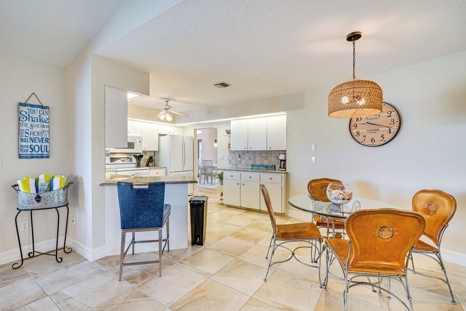 Kitchen | Drip Coffee Maker | 4-Person Dining Table