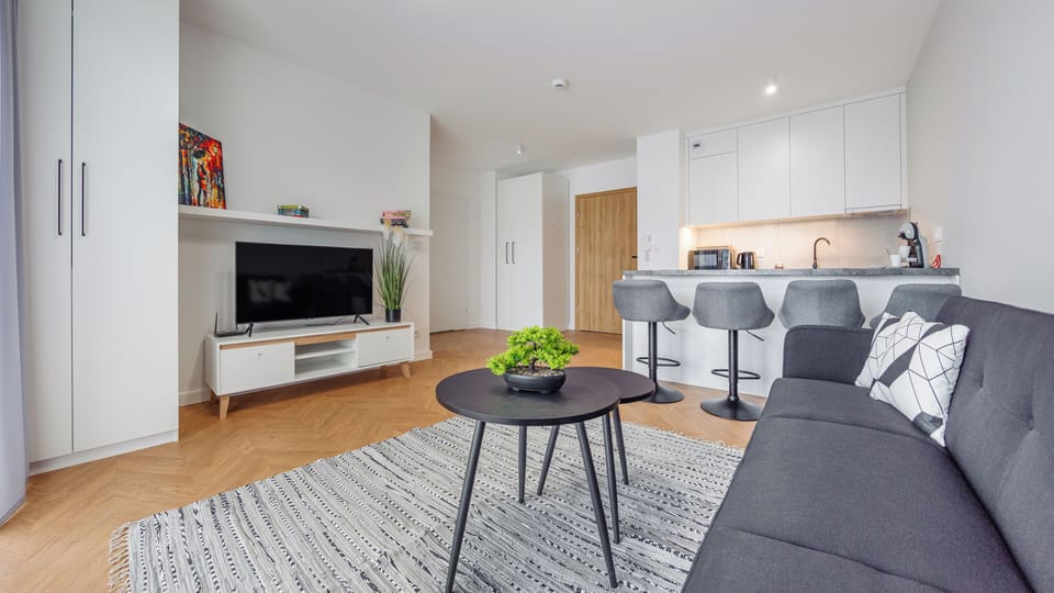 Apartament (A8) | Living area | Flat-screen TV