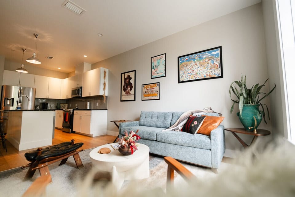 Living Room with Art