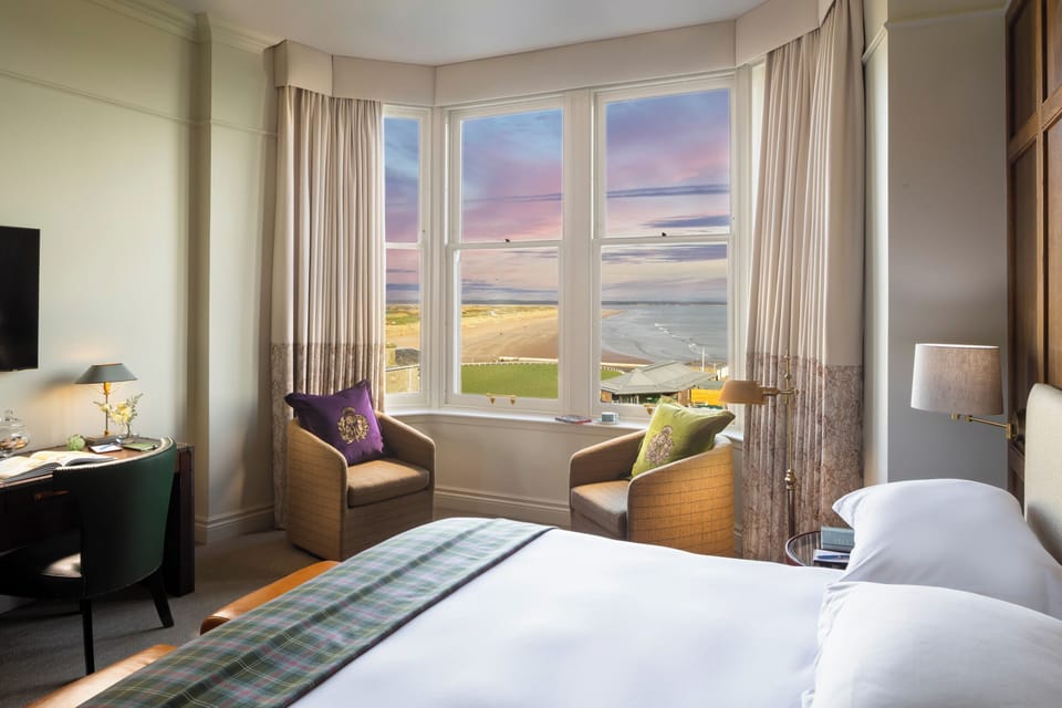 Deluxe Double Room, Sea View | Egyptian cotton sheets, premium bedding, pillowtop beds