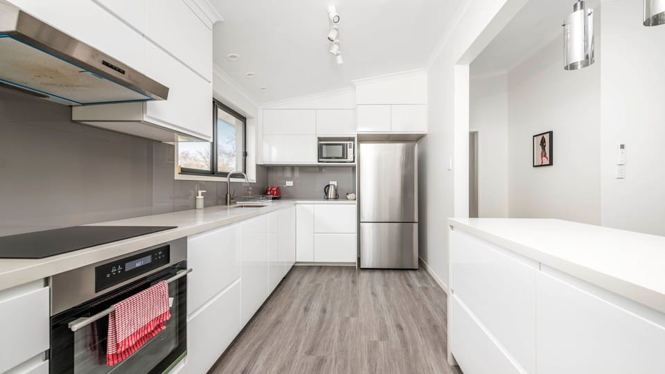 Fully equipped kitchen for home-cooked meals.