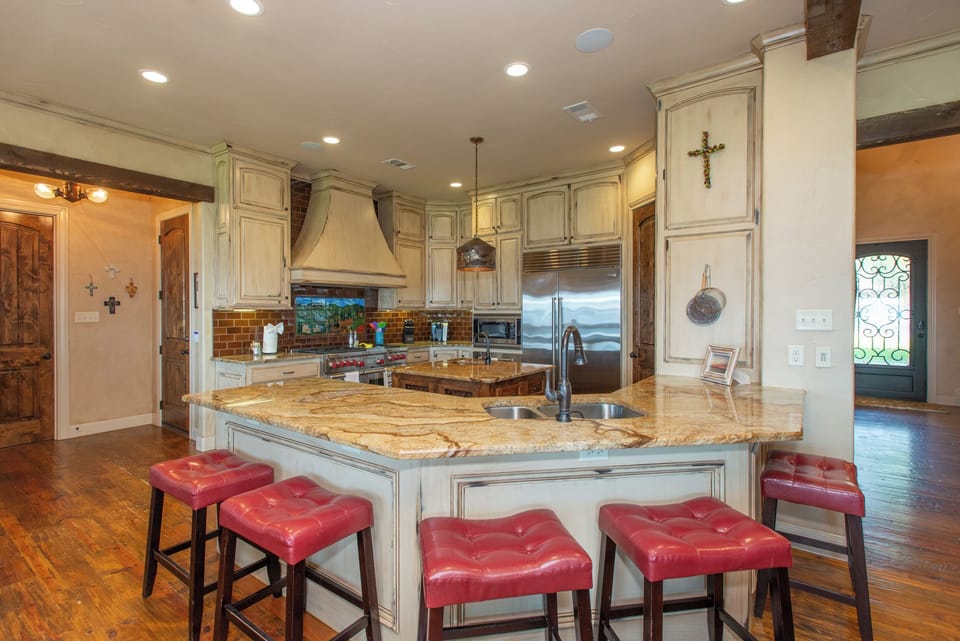 Our kitchen is so nice you won't even mind cooking during your vacation!