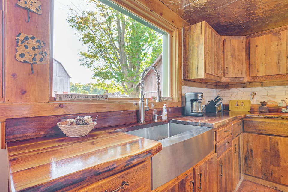 Kitchen | 1st Floor | Cooking Basics | Drip Coffee Maker | Antique Cookstove