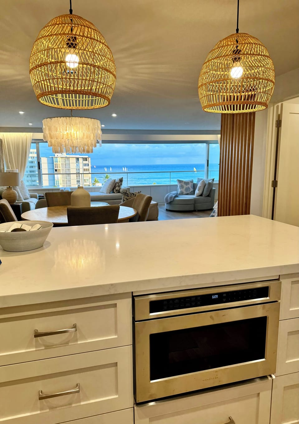 view from kitchen