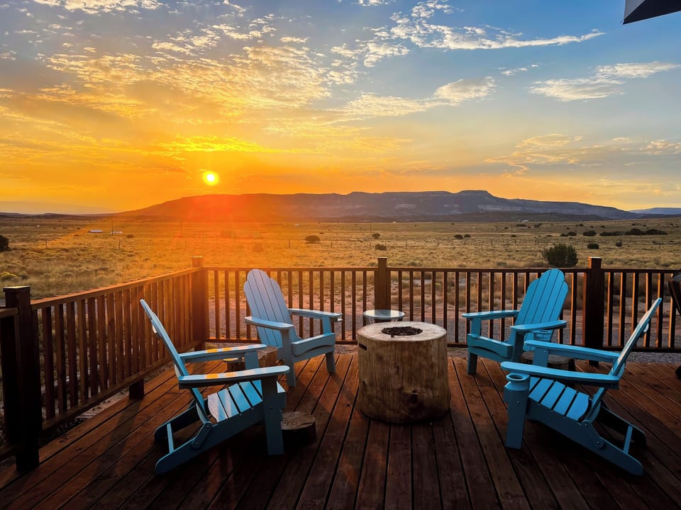 Dark sky sanctuary at night - great fire pit for making new memories