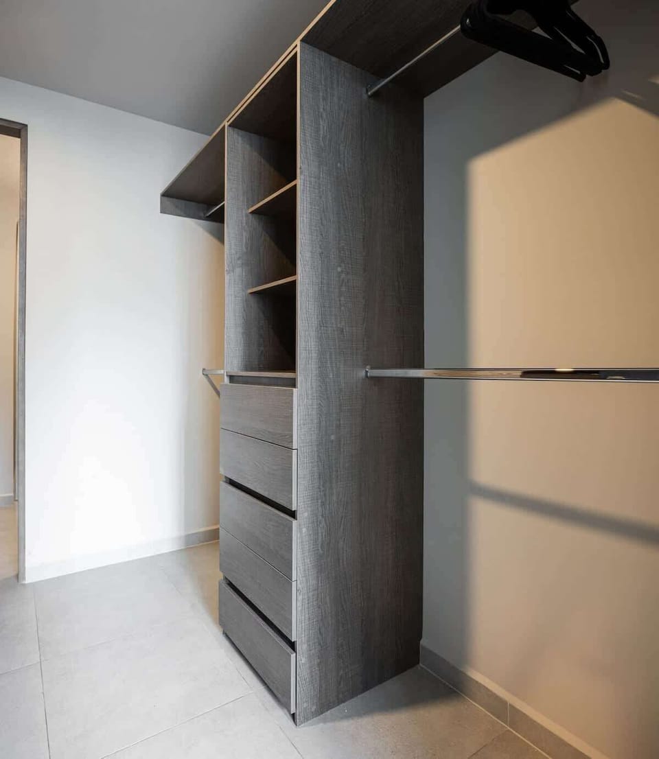  Generous closet space to store everything comfortably.