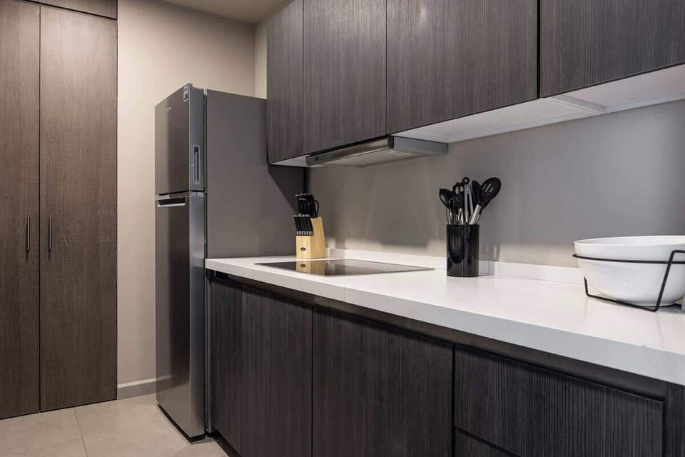 Kitchen design with everything you need for a comfortable stay.