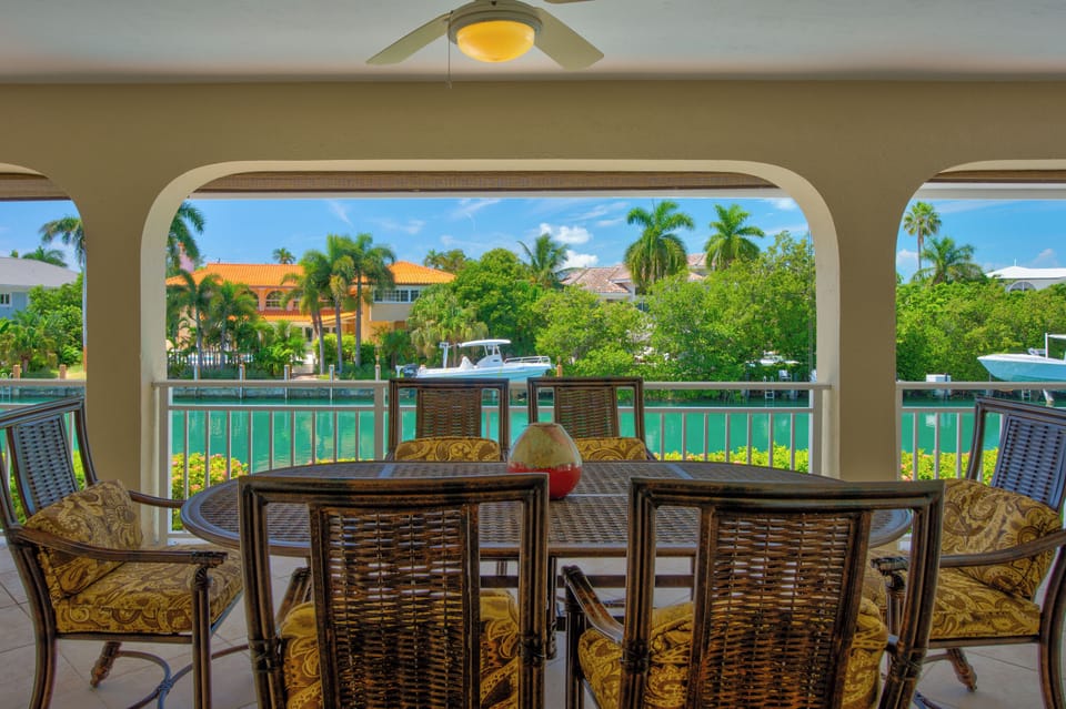 Beautiful canal views from balcony