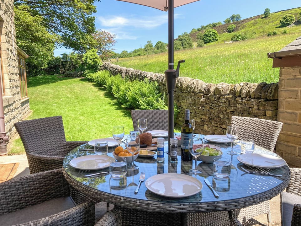 Sitting-out-area | West View Farm, Hainworth, near Keighley