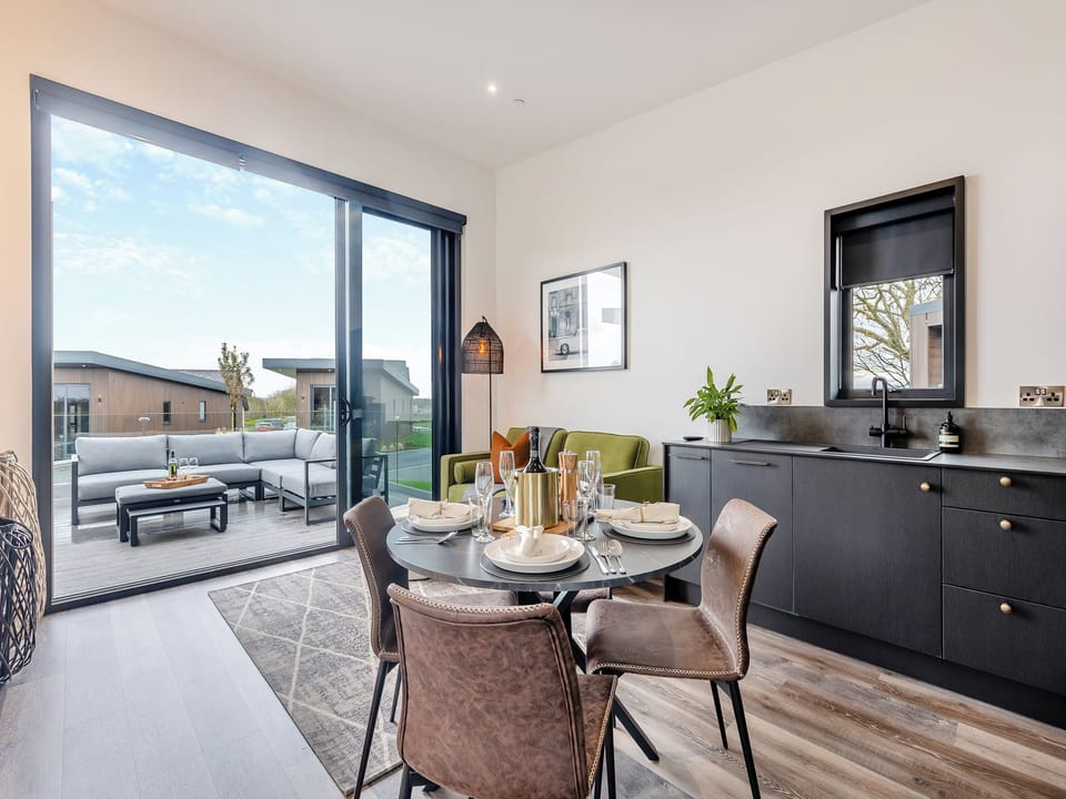 Open plan living space | Lligwy Lodge 3 - Ty Llwyd, Llangefni